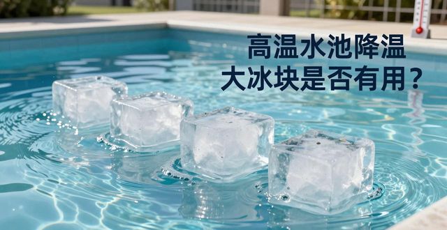 杭州高温水池降温大冰块,到底管不管用?